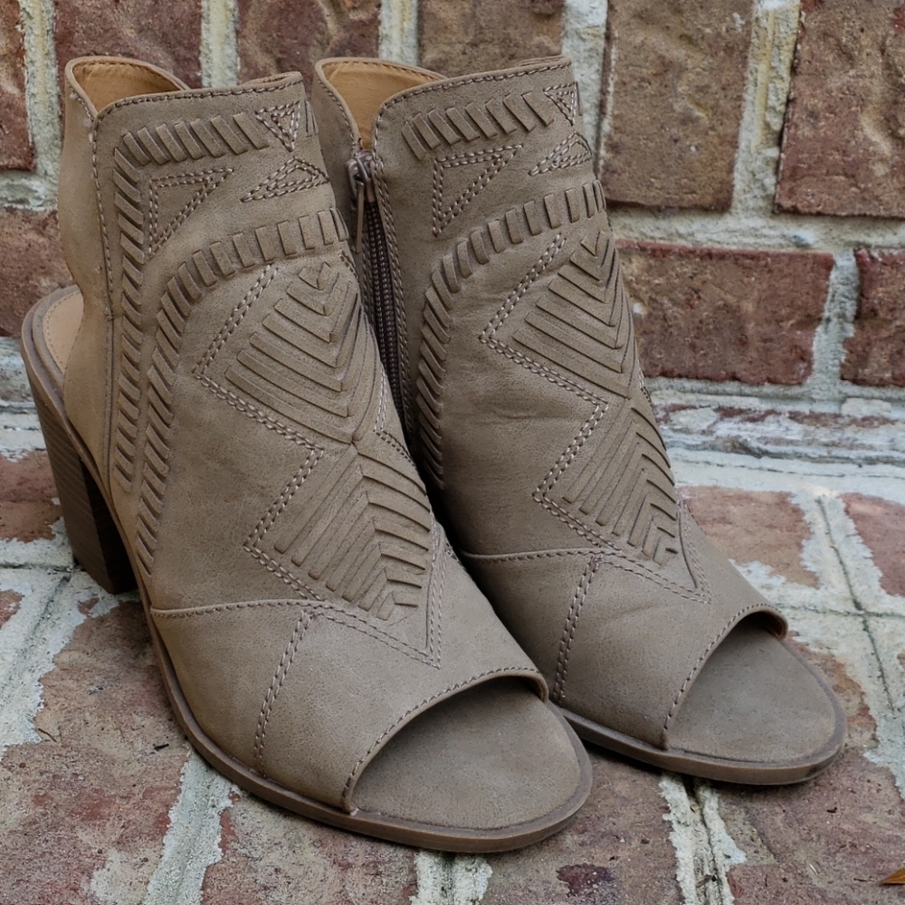 Open Toe Booties